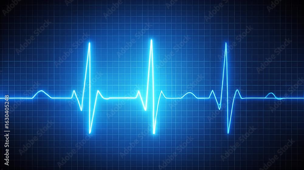Medical graphic electrocardiogram Medical graphic electrocardiogram