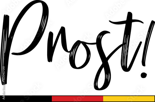 German Oktoberfest Prost T-shirt Design