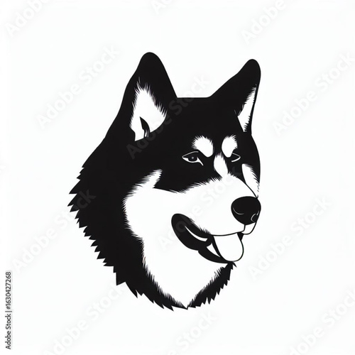 Akita Shepherd Dog Icon