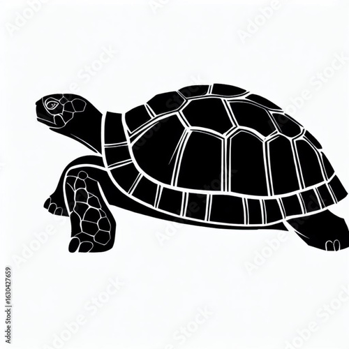 Aldabra Giant Tortoise Illustration