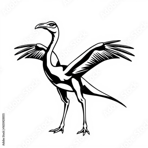 Quetzalcoatlus Northropi Illustration