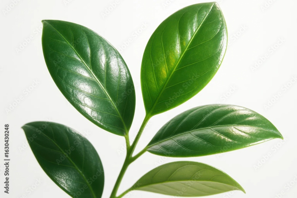 Fototapeta premium A Close-Up of Lush Green Leaves
