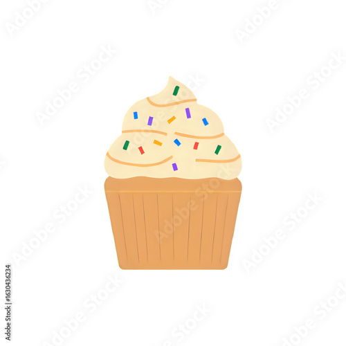 Scrumptious Cupcakes: A Delightful Illustration for Baking Blogs & Recipes