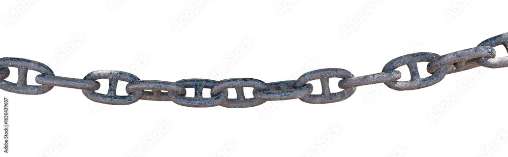 Obraz premium Old anchor chain