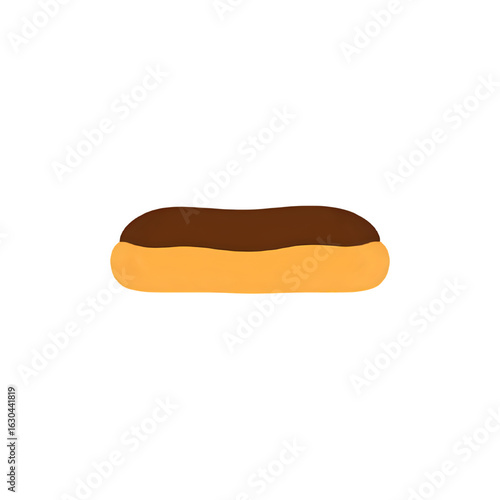 Chocolate Eclair: Delicious Pastry, Bakery Treat, Dessert Food Photography