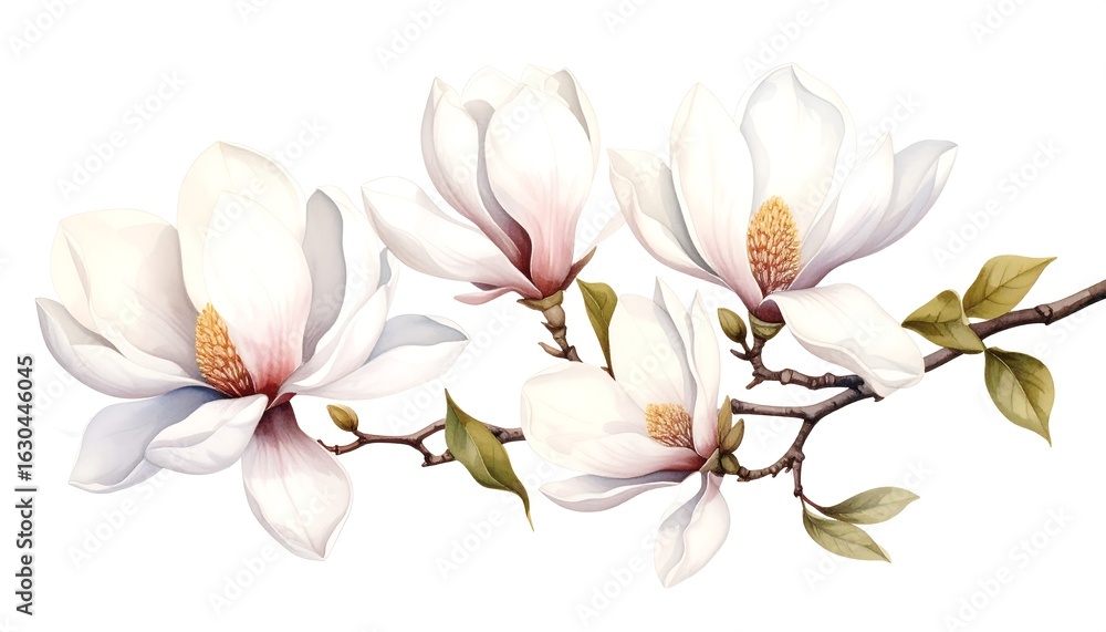 Fototapeta premium Delicate magnolia blossoms (1)