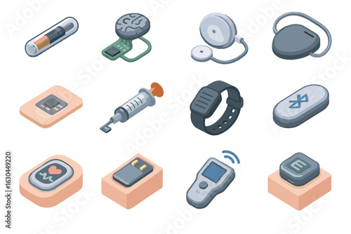 Pacemaker sensor rfid icon implant biohacking tool monitor battery implantable icons technology