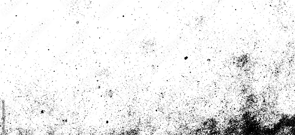 Fototapeta premium Rough black and white texture vector distressed overlay texture grunge background.