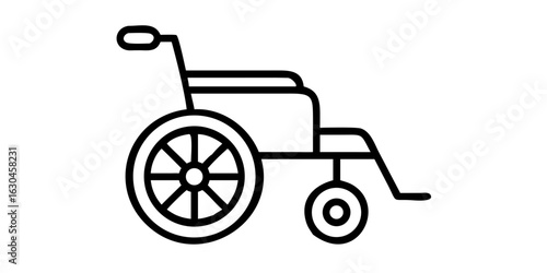 Find mobility aid wheelchair accessible transport and handicap equipment for disabled person assistance medical icons on transparent background