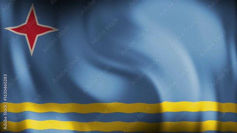 Aruba Flag 4k Aruba Flag 4k