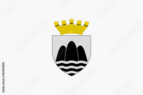 Gozo Island Malta flag background