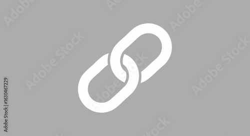 Simplicity in Connectivity: A Minimalist Representation of Interlocking Links on a Neutral Backdrop