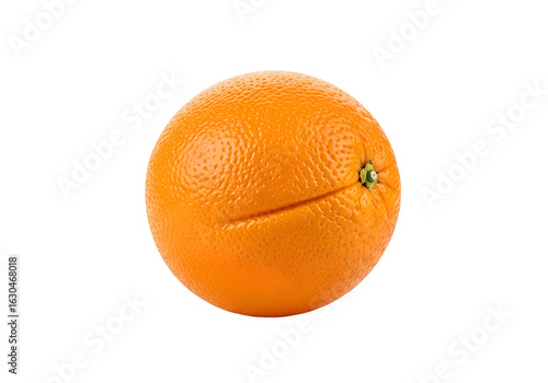 Fresh Ripe Orange Fruit with Textured Peel.