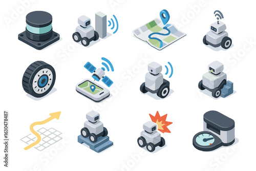 Docking detection system proximity stair icon wheel vector control robot butler module