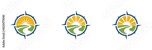 pathway logo images vector template