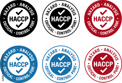 Haccp hazard analysis critical control point certification logo