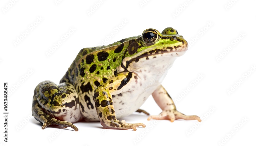 Fototapeta premium Frog, side profile, detailed view