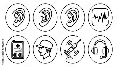 Hearing & Audiology Icon Pack