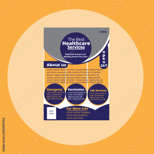 Health care flyer design