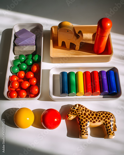 Bright and Colorful Educational Toys for Children's Playtime Fun