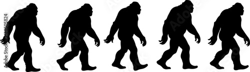 "Primitive Life walking, Silhouettes" bundle