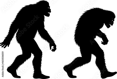 "Primitive Life walking, Silhouettes" bundle