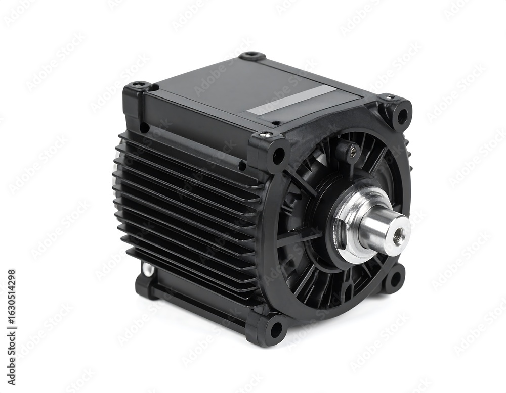 Fototapeta premium Black industrial motor