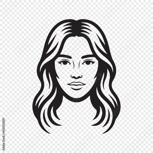 girl with long hair