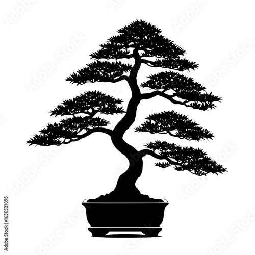 bonsai tree vector