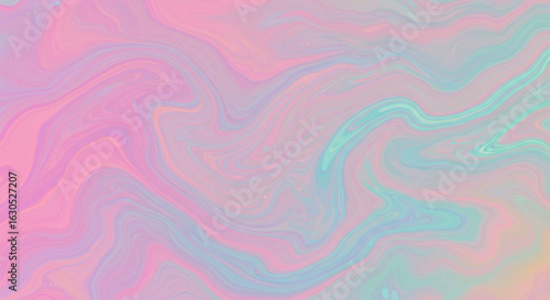 Organic marble swirl with neon pastel veins