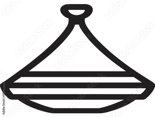 Tasty Moroccan tagine illustration in clean vector drawing