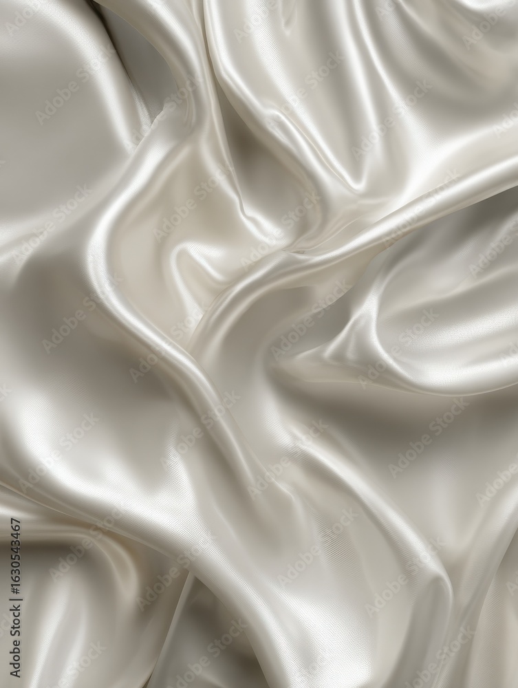Obraz premium white silk fabric texture luxurious background