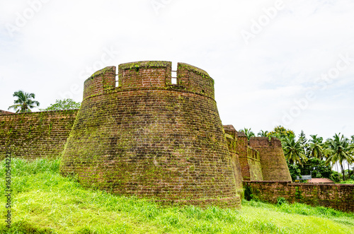 Bekal Fort  - built in1650 AD, at Bekal, Kasargod, Kerala, India