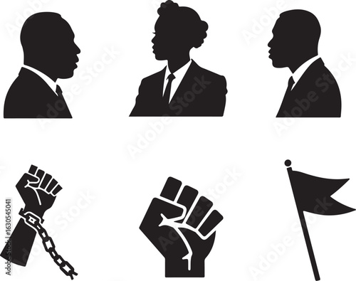 Powerful Black Empowerment Icons for Solidarity and Justice
