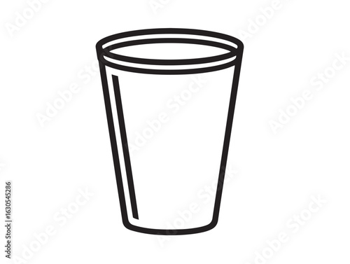 Traditional Indian rose lassi drink in 2D vector