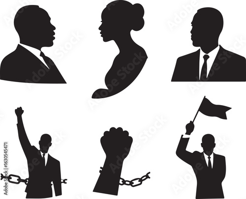 Black excellence silhouettes for powerful visuals and advocacy
