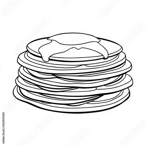 stack of pancakes