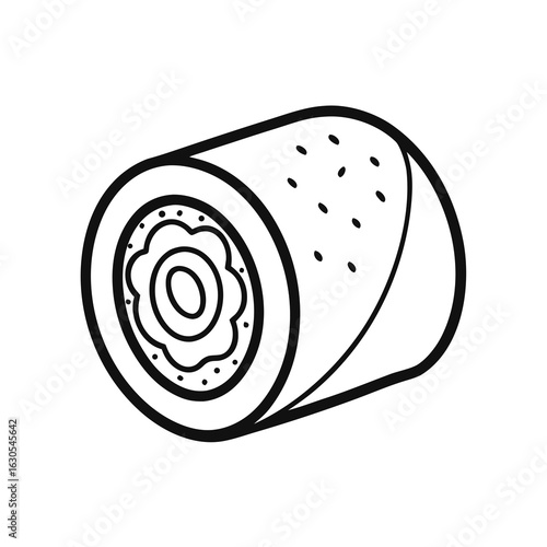 snail shell vector
