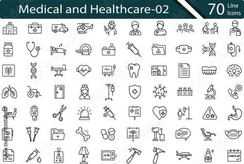 Comprehensive Medical and Healthcare Icons Pack-2.