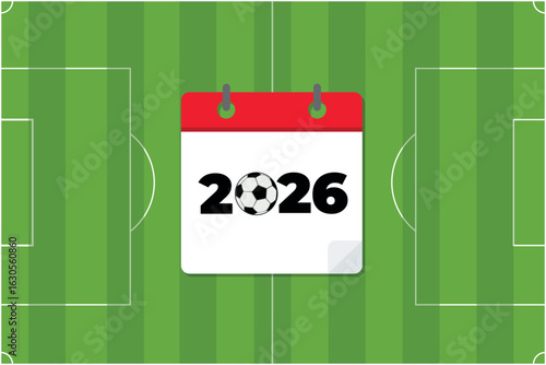 2026 Soccer Calendar on the Pitch