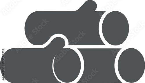 Stack of logs icon