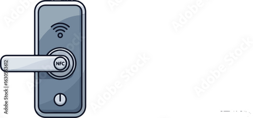 Smart door lock system with wireless technology providing secure access control for modern home