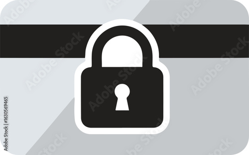 Credit card security concept representing secure online payment and financial data protection for safe internet transactions