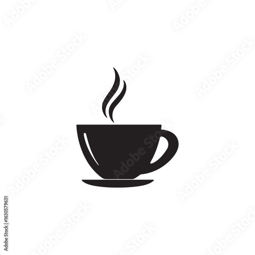 Coffee cup icon vector isolated on white background. Coffee cup icon. Coffee vector icon