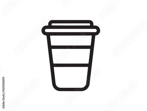 Sweet lassi yogurt drink icon in flat vector