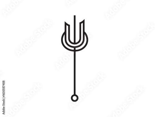Modern tapas appetizer icon with clean vector style