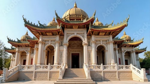 Wallpaper Mural Uncover the splendor of a magnificent golden domed edifice, an iconic symbol of rich cultural heritage and architectural grandeur. Torontodigital.ca