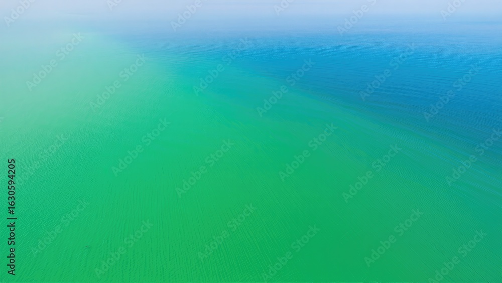 Obraz premium Aerial View Of Turquoise And Blue Ocean Water image