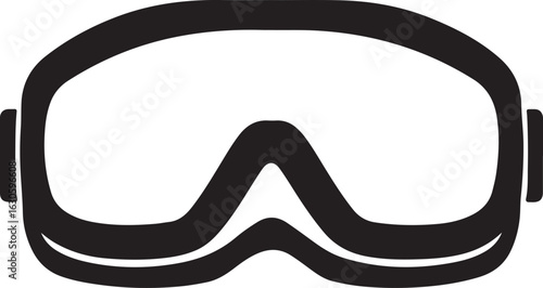 Safety Goggles Swimming Goggles Silhouette