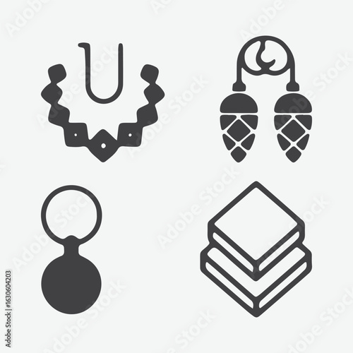 Ramadan and Islamic Vector Icons, Islamic Religious Symbol Pack
